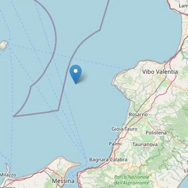 Terremoto nel Vibonese: scossa di magnitudo 4.1 al largo della costa