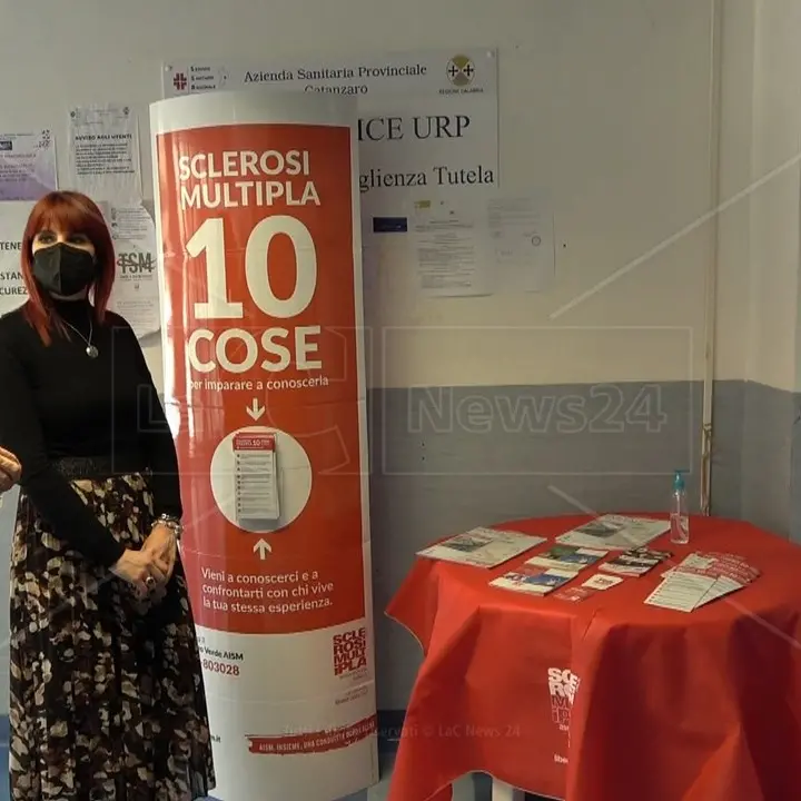 Ospedale di Lamezia, nasce un infopoint dell’Aism per dare risposte sulla sclerosi multipla