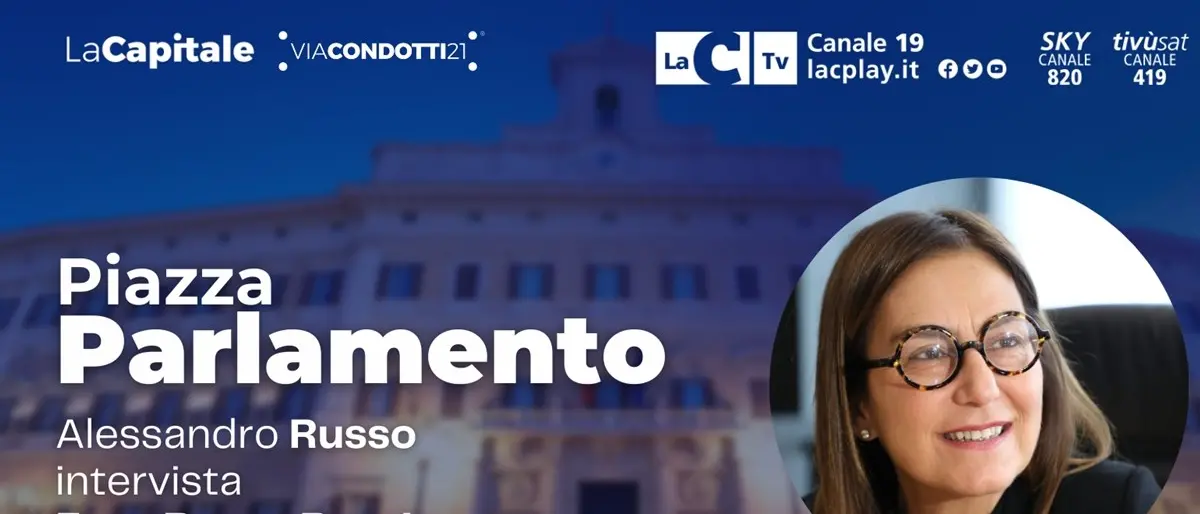 A Piazza Parlamento ospite la deputata Pd Enza Bruno Bossio