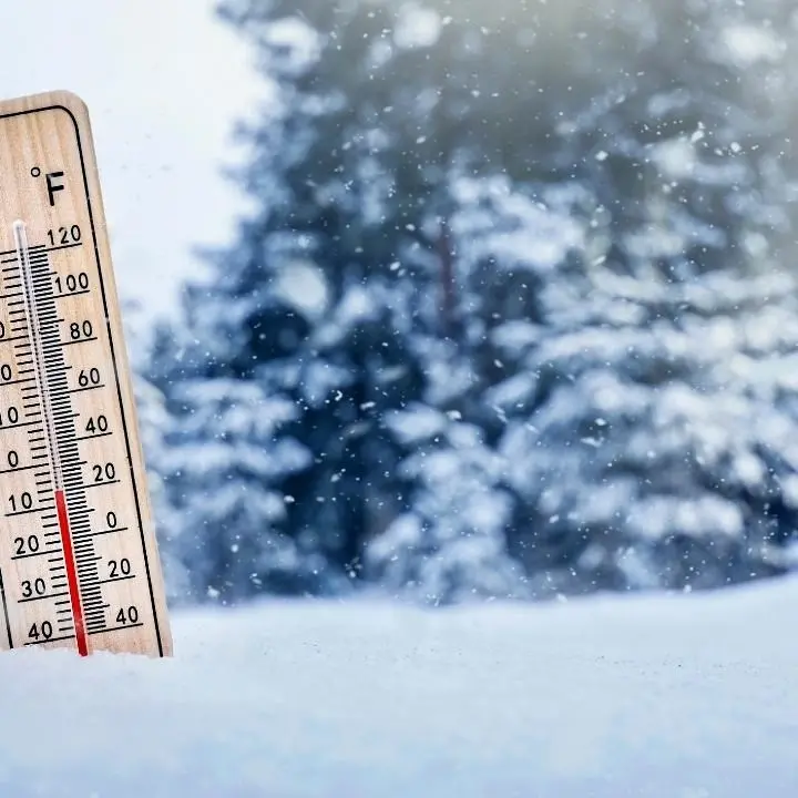 Con il vento gelido Burian picco di freddo artico sull’Italia, in Calabria neve e temperature basse