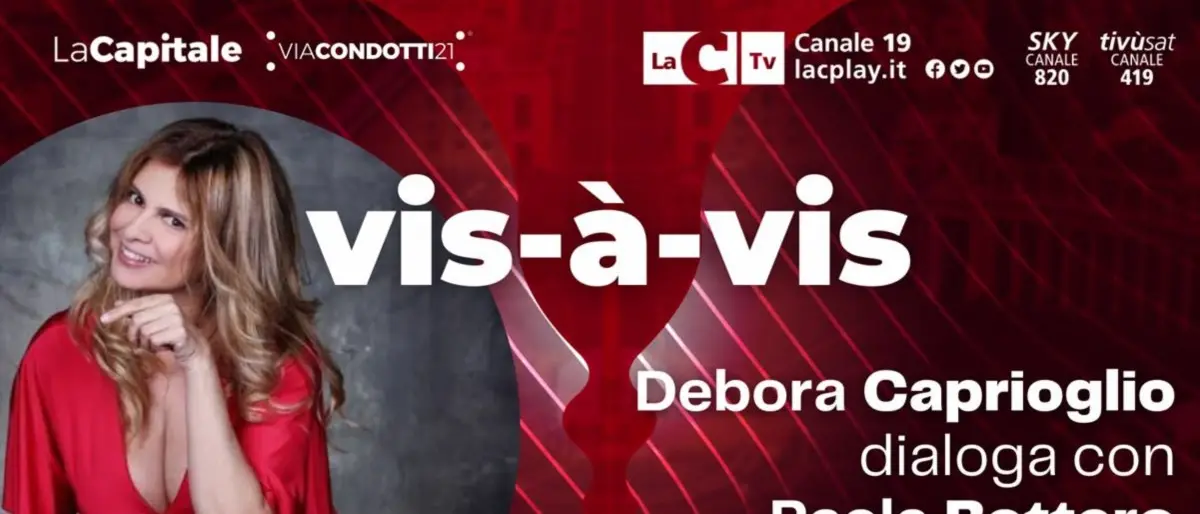 LaCapitale vis-à-vis: l’attrice Debora Caprioglio ospite della nuova puntata di oggi