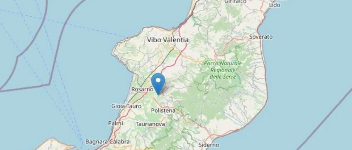 Terremoto nel Reggino, scossa di magnitudo 3.3 a Feroleto della Chiesa