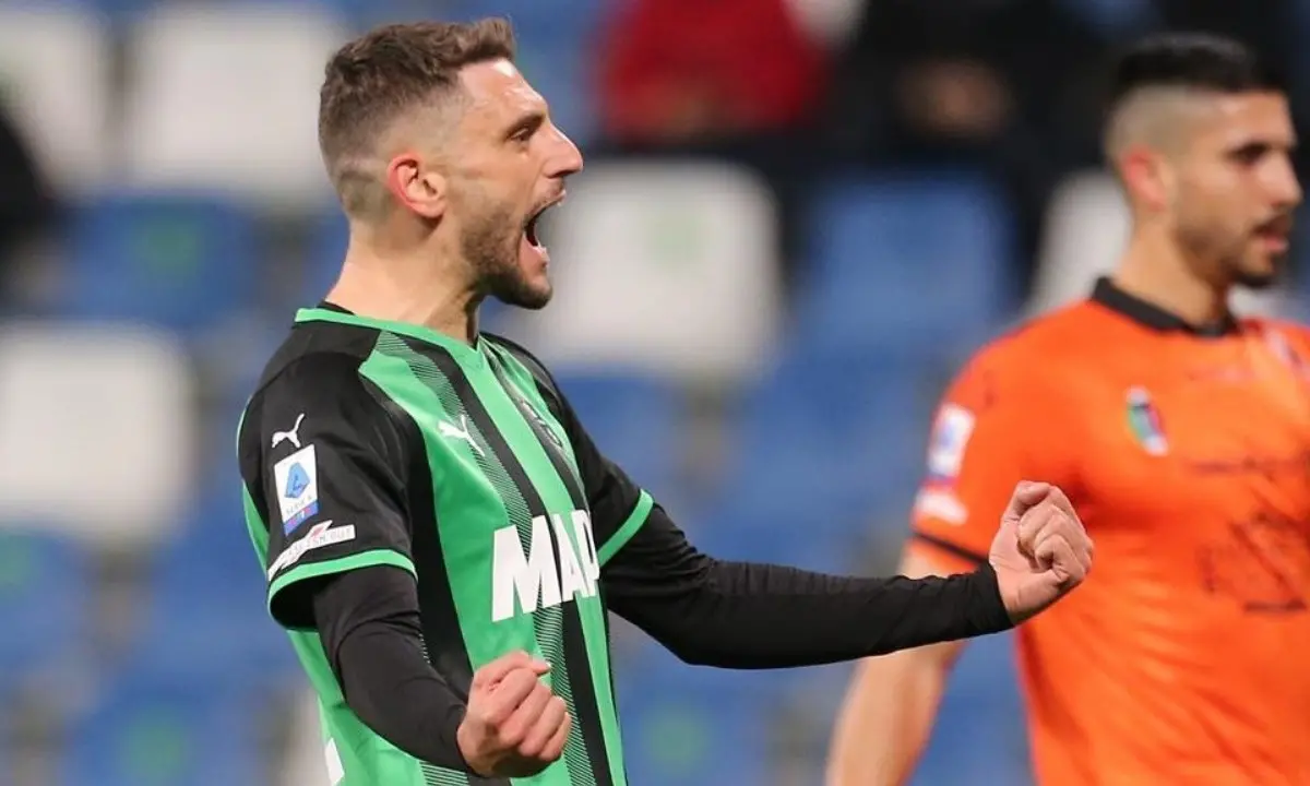 Berardi da record: è il primo calciatore calabrese a segnare 100 gol in Serie A