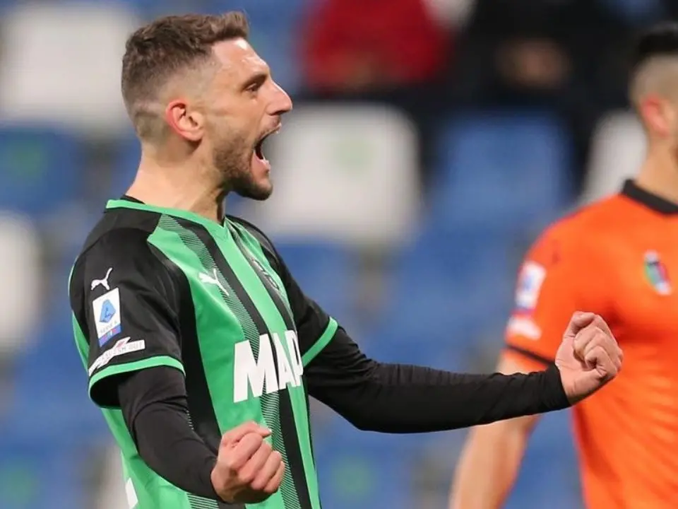 Berardi da record: è il primo calciatore calabrese a segnare 100 gol in Serie A