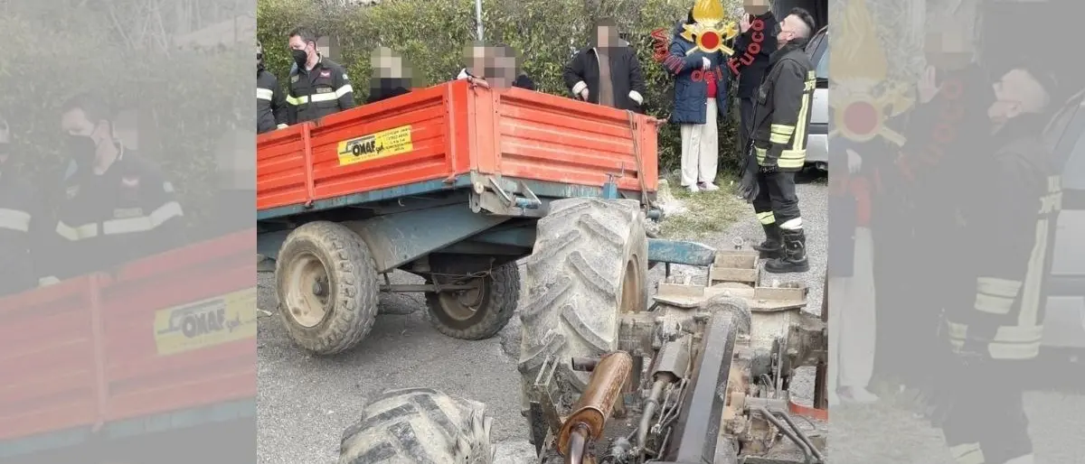 Trattore si ribalta nelle campagne di Lamezia Terme: morto il conducente 53enne