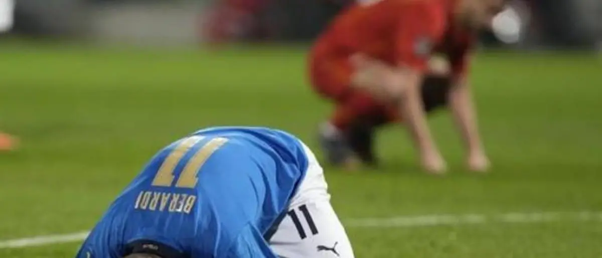 L’Italia di nuovo fuori dai Mondiali: perde con la Macedonia e non va in Qatar