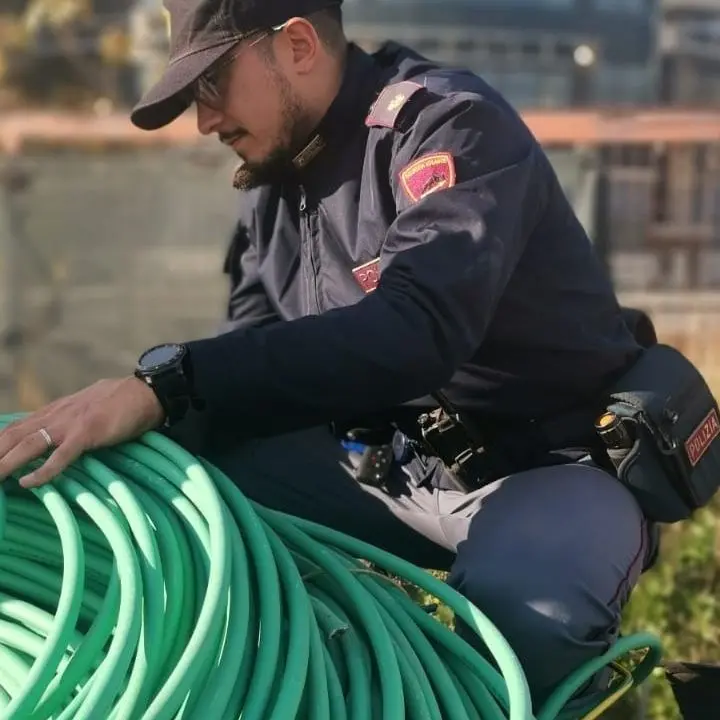 Reggio, furto di 360 chili rame nel cantiere del Palazzo di giustizia: la polizia arresta due uomini