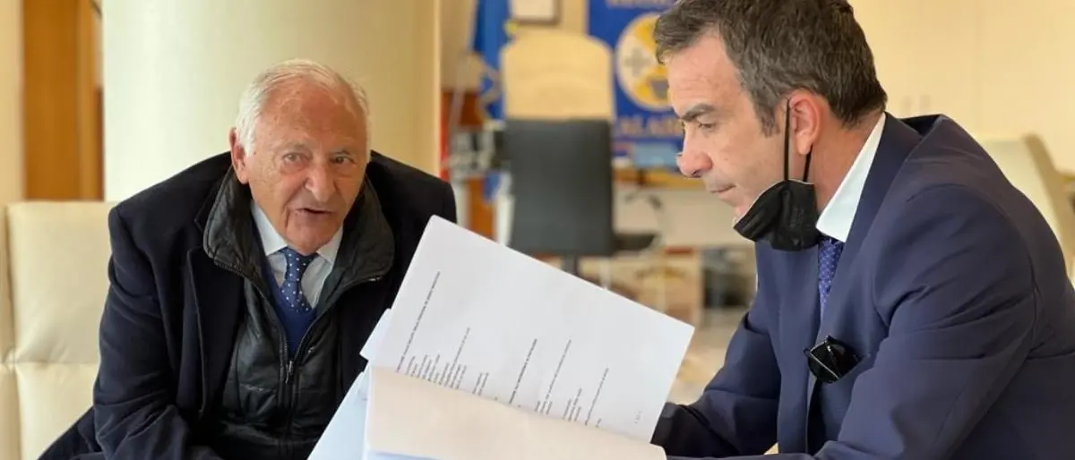 Mogol incontra Occhiuto e lascia una dedica ai calabresi: «Gente forte e generosa»