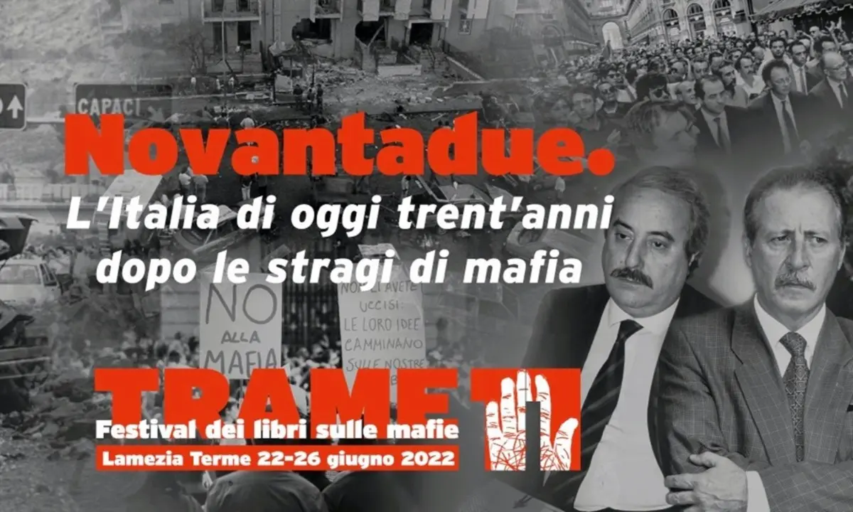 Festival Trame a Lamezia, la nuova edizione sarà dedicata alle stragi di mafia