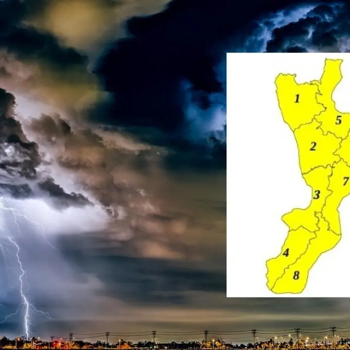 Meteo, weekend invernale in tutta la Calabria: allerta gialla con temporali e nevicate
