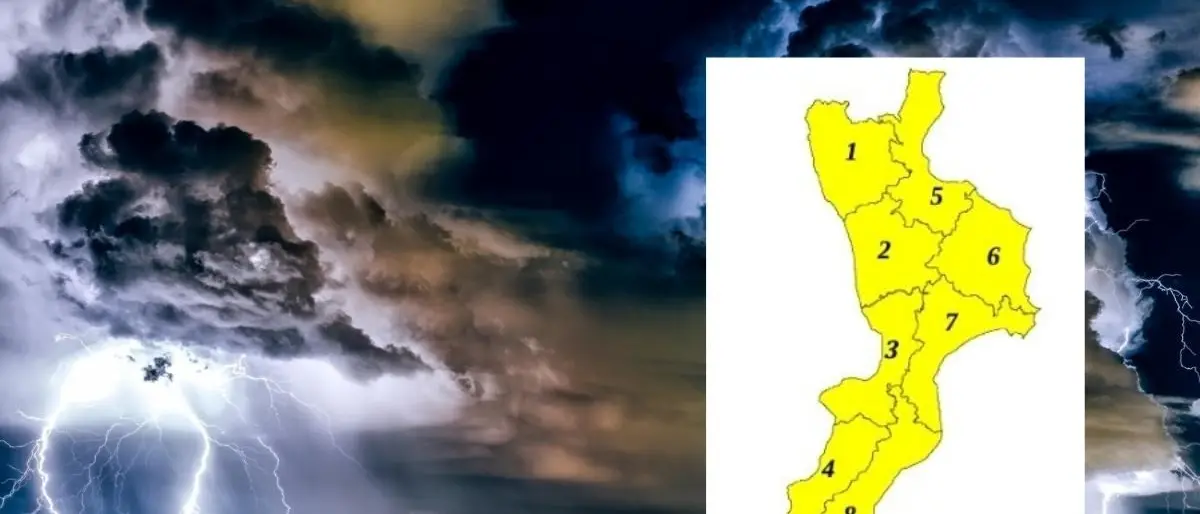 Meteo, weekend invernale in tutta la Calabria: allerta gialla con temporali e nevicate