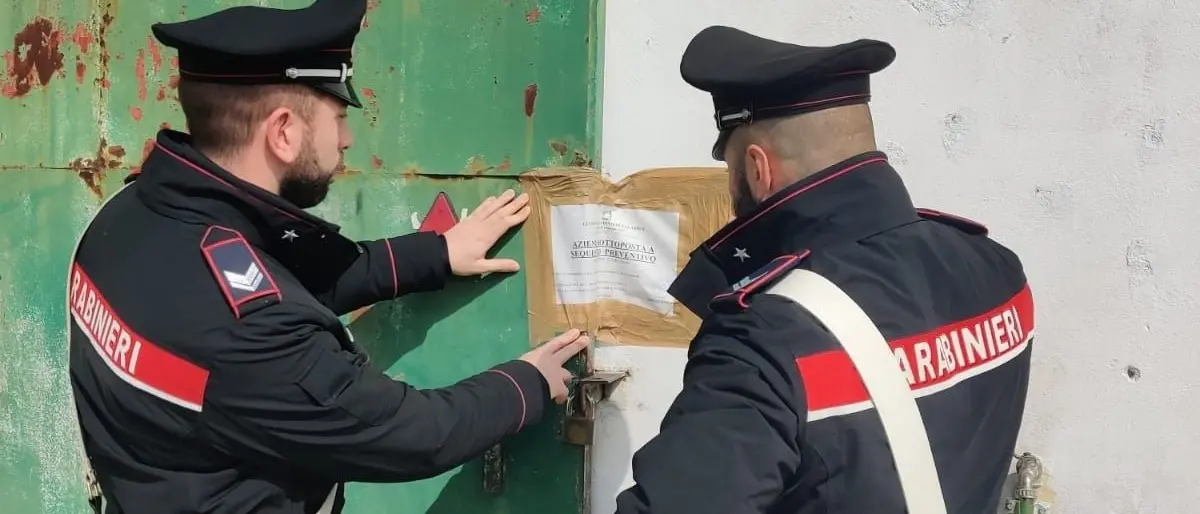 Catanzaro Lido, sequestrata lavanderia industriale priva di autorizzazione per smaltimento rifiuti