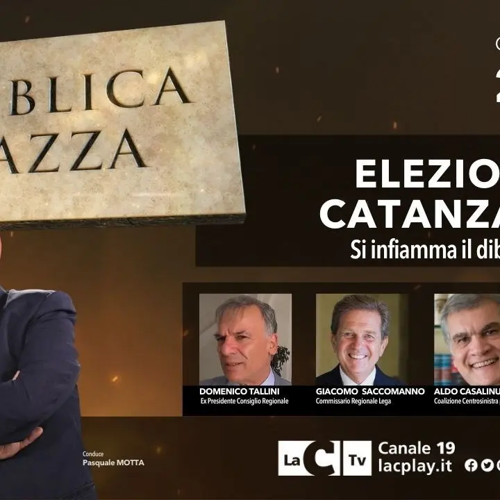 Amministrative Catanzaro, si infiamma il dibattito: torna questa sera Pubblica Piazza