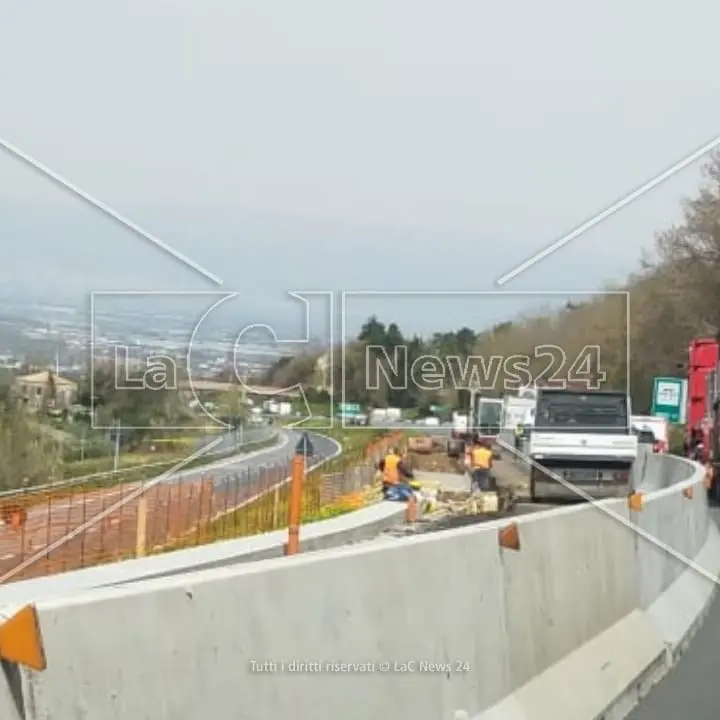 Tamponamento sull’A2, riaperta autostrada tra Sant’Onofrio e Pizzo in direzione nord