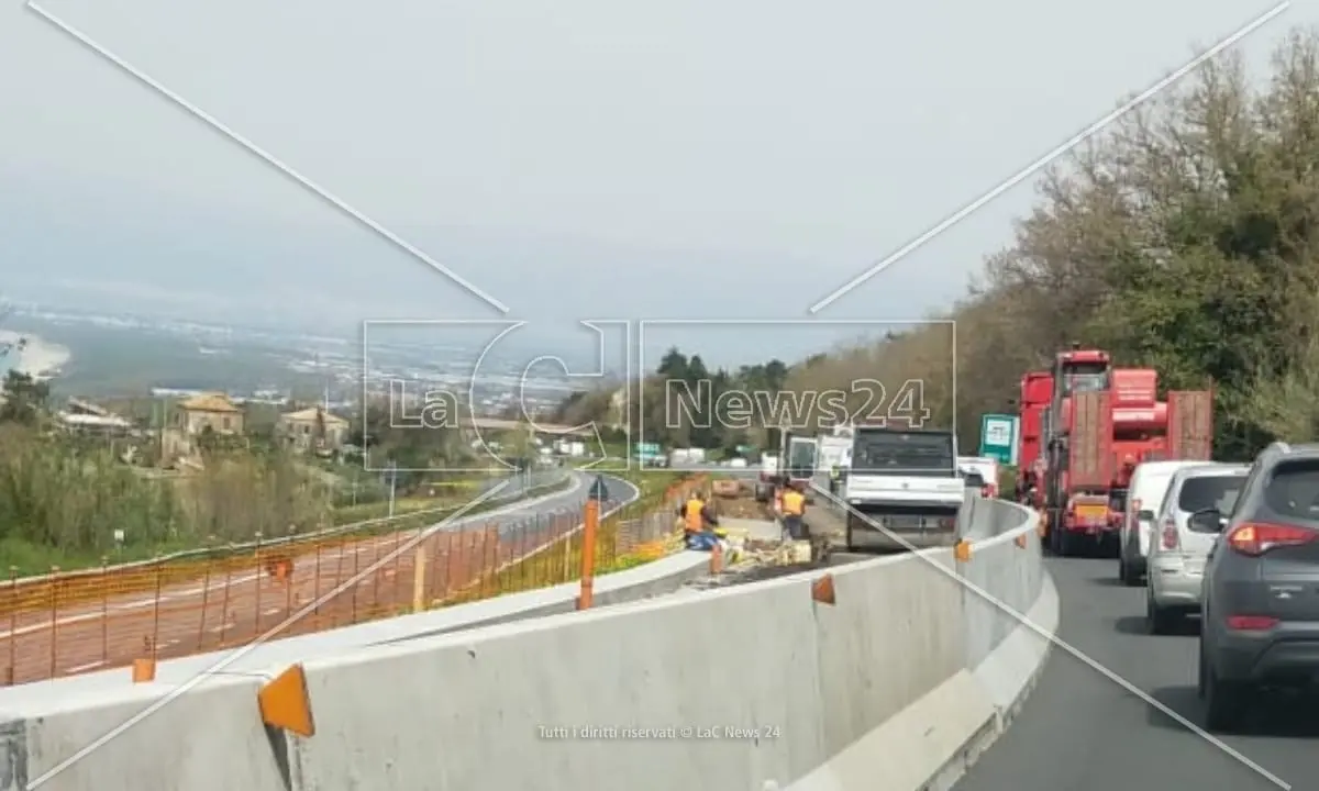 Tamponamento sull’A2, riaperta autostrada tra Sant’Onofrio e Pizzo in direzione nord