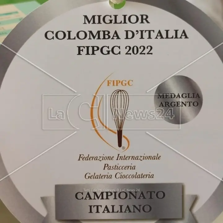 Migliore Colomba pasquale d’Italia, due pasticcieri calabresi conquistano il podio