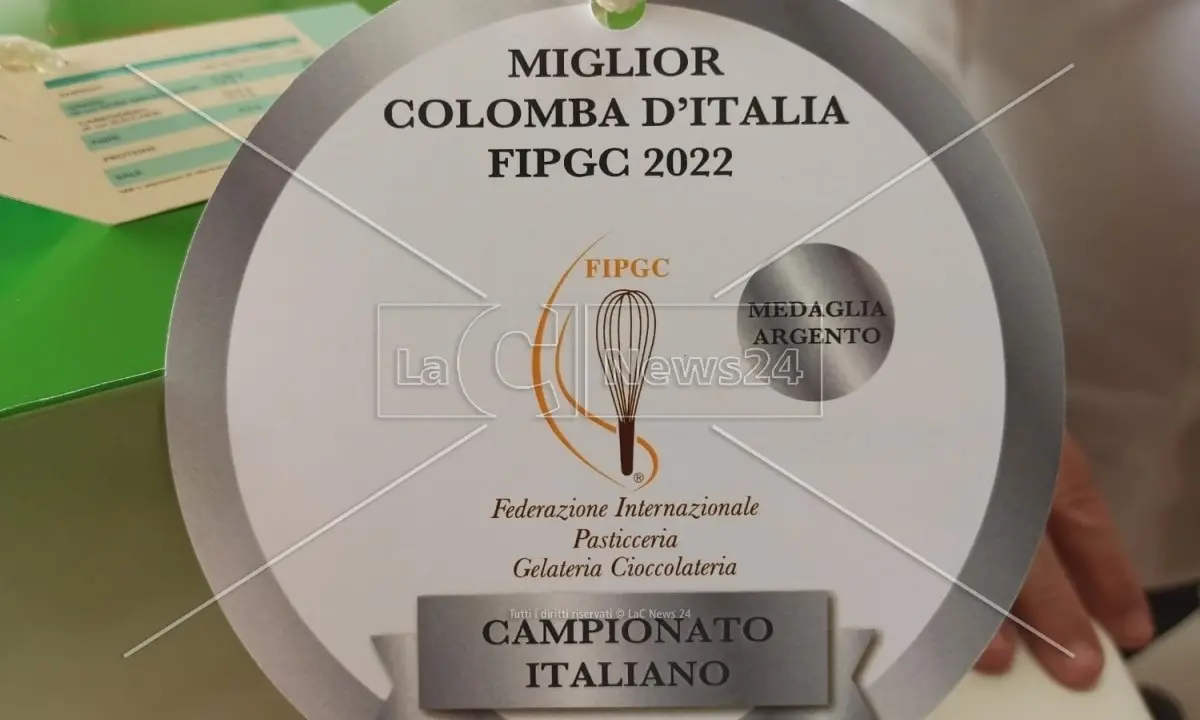 Migliore Colomba pasquale d’Italia, due pasticcieri calabresi conquistano il podio