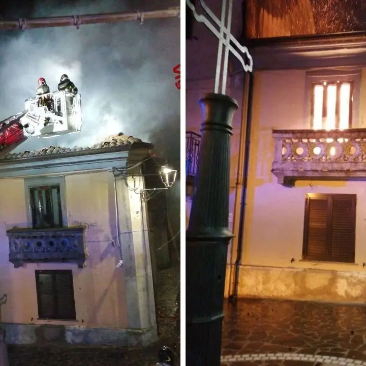 Canna fumaria va a fuoco, scoppia un incendio in una abitazione a Vallelonga