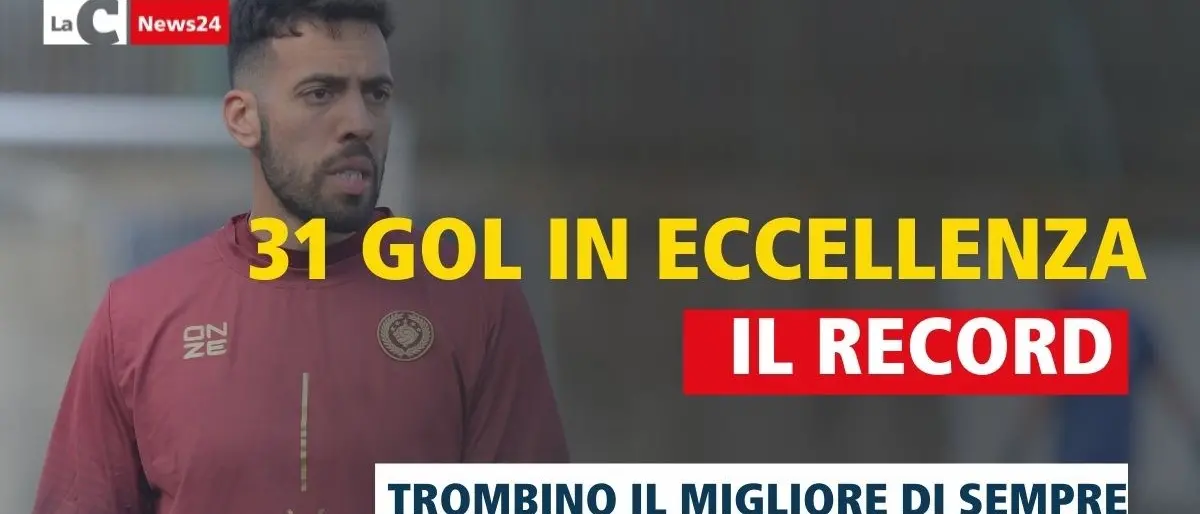 Alfredo Trombino è il bomber di sempre in Eccellenza: battuto il record di Fiorino