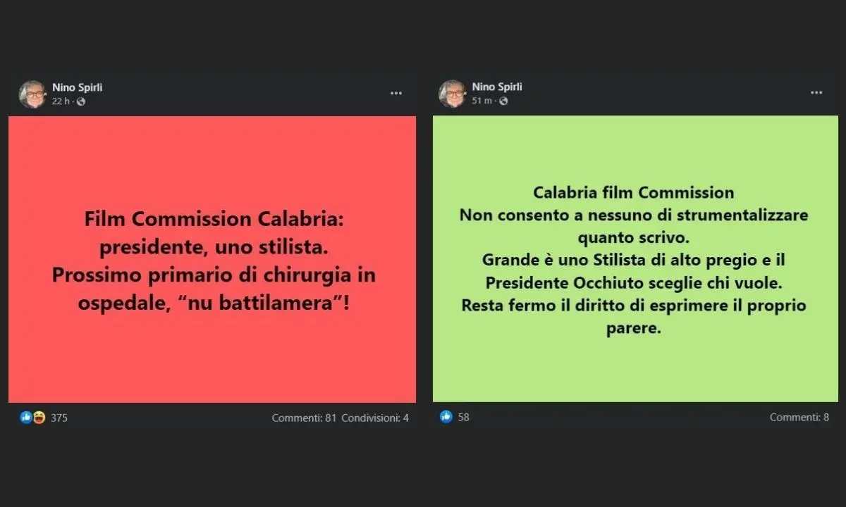 Spirlì ieri, oggi… e domani? L’ex presidente ff della Calabria aggiusta il tiro su Anton Giulio Grande