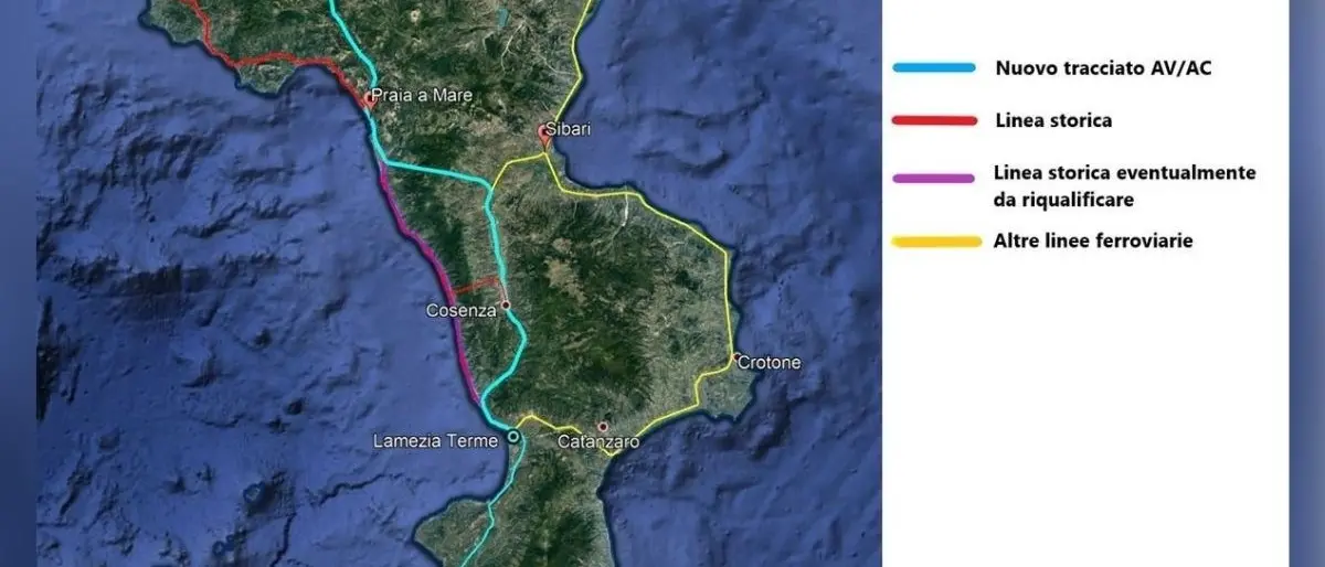 Per l’Alta velocità in Calabria non c’è un euro e il tracciato scelto allunga i tempi di percorrenza. Ma stanno tutti muti