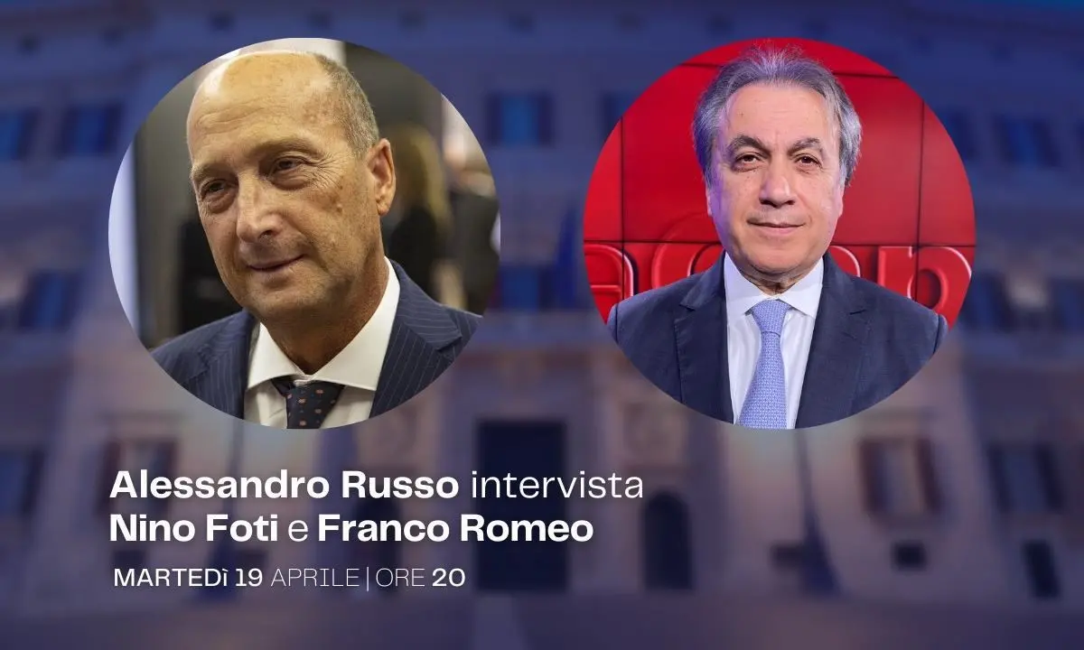 Nino Foti e Franco Romeo ospiti di Piazza parlamento stasera alle 20 su LaC