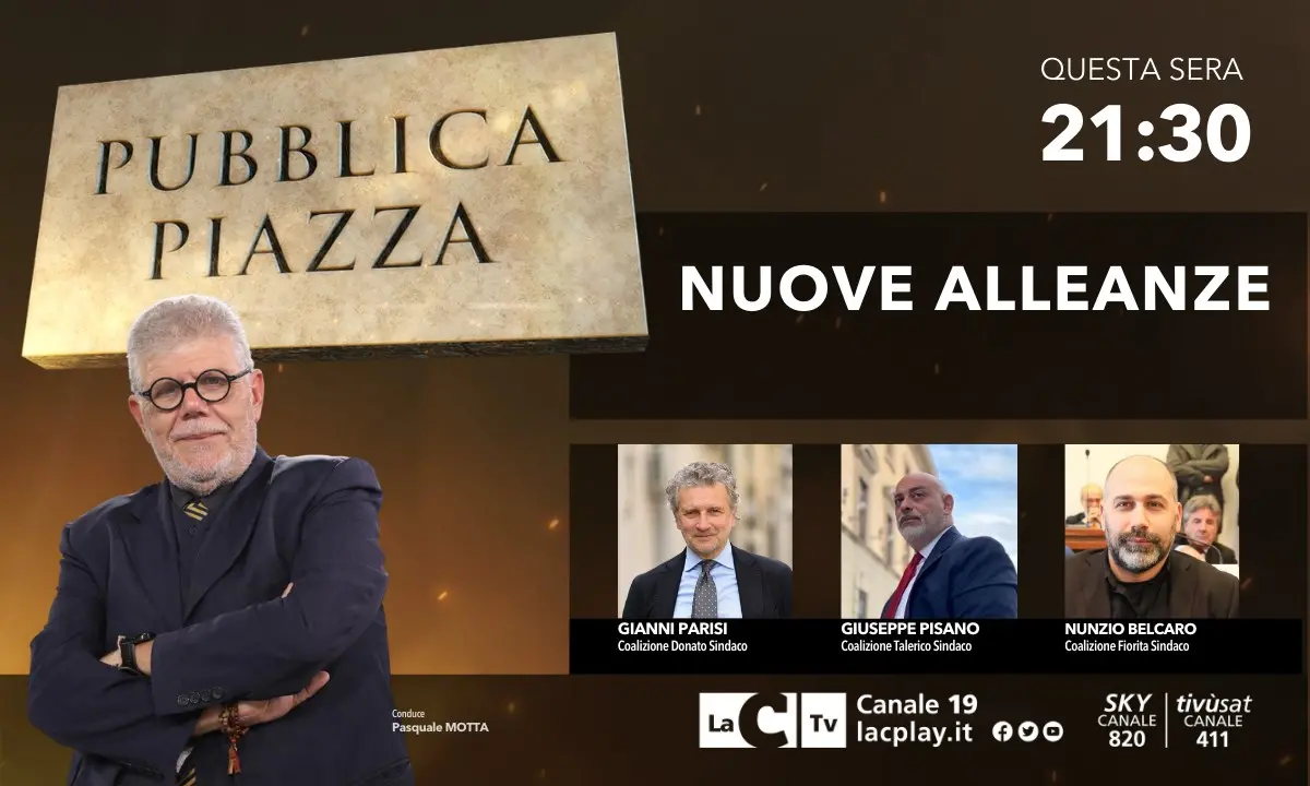 Elezioni a Catanzaro e nuove alleanze, torna stasera Pubblica piazza