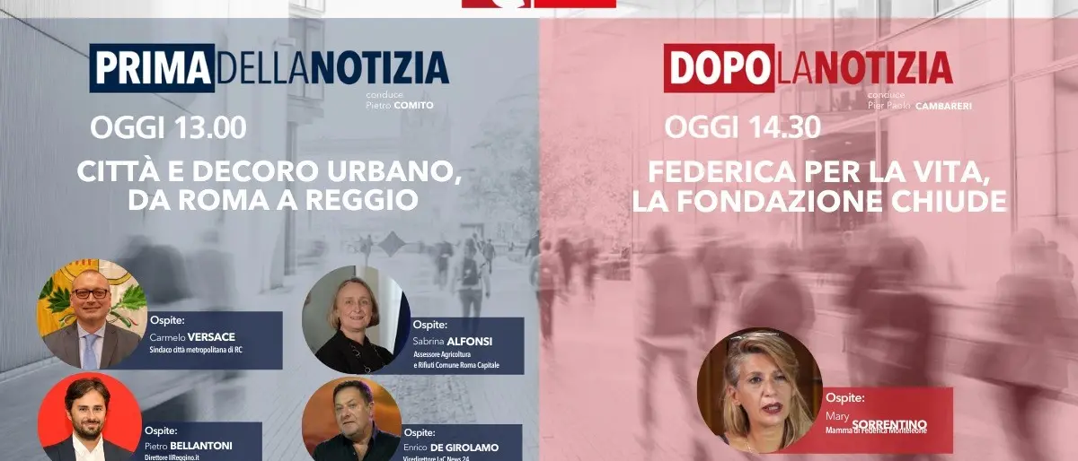 Torna oggi alle 13 l’informazione live di LaC News24: ecco temi e ospiti