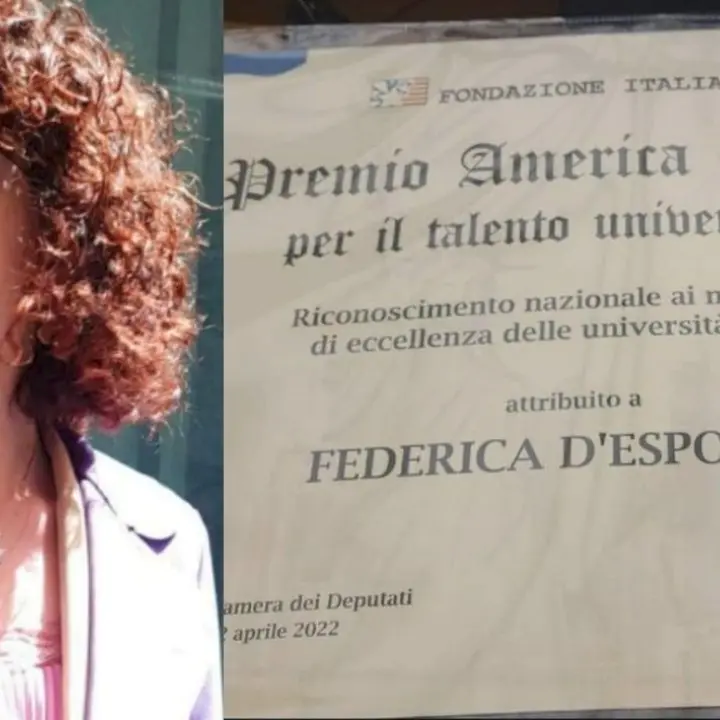 Alla calabrese Federica D’Esposito il riconoscimento riservato ai neolaureati meritevoli