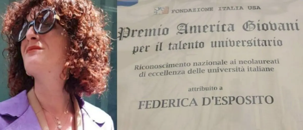 Alla calabrese Federica D’Esposito il riconoscimento riservato ai neolaureati meritevoli
