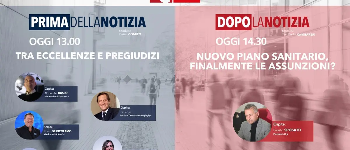 Torna oggi alle 13 l’informazione live di LaC News24: ecco temi e ospiti - LA DIRETTA