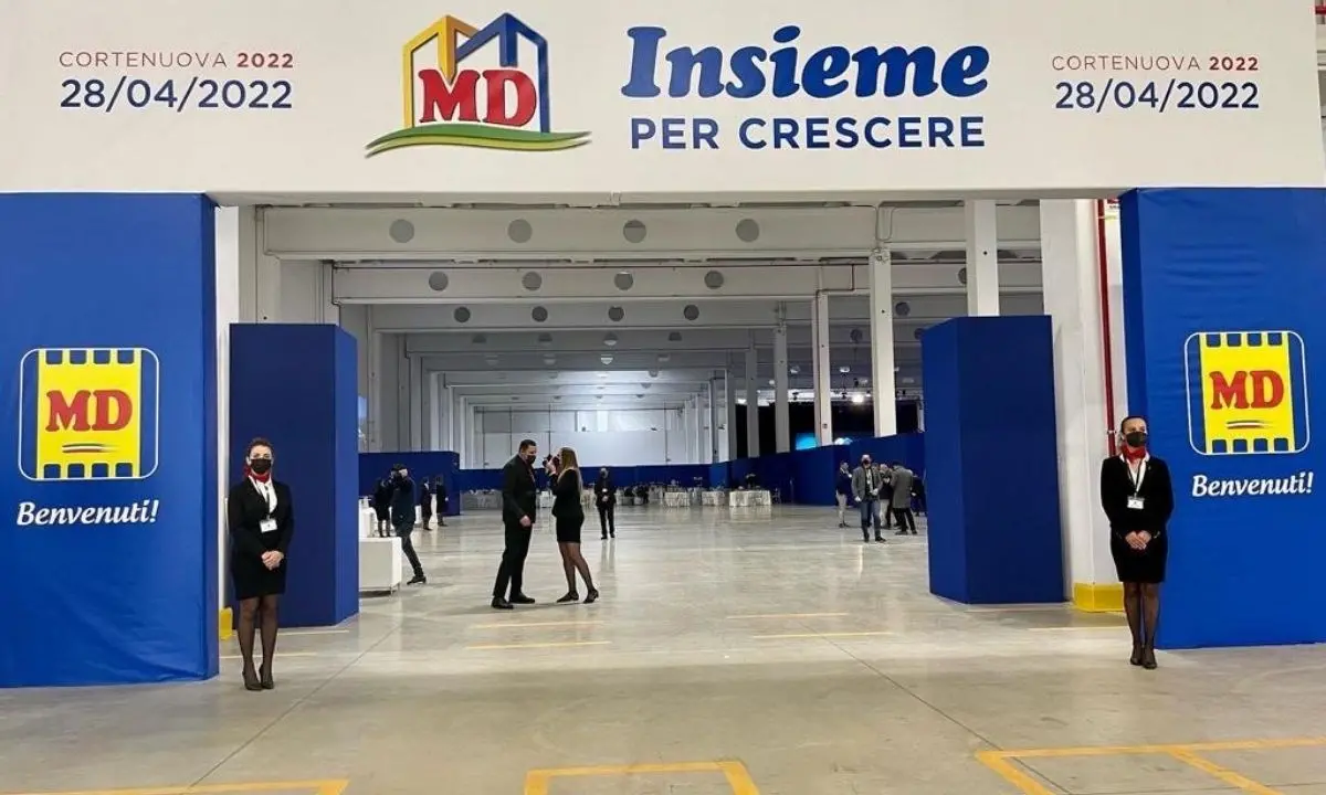 Supermercati, Md inaugura il nuovo super hub logistico di Cortenuova