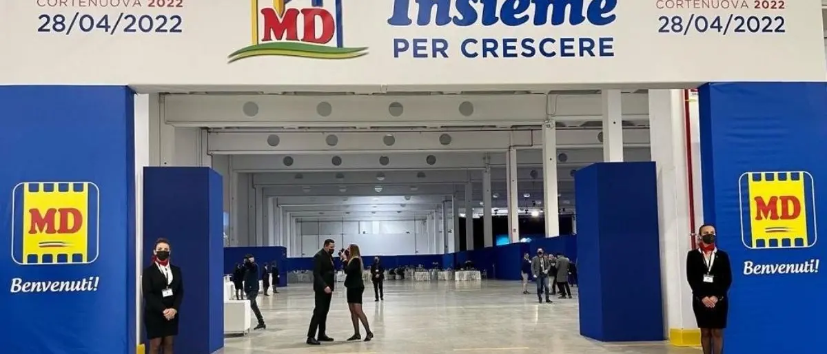 Supermercati, Md inaugura il nuovo super hub logistico di Cortenuova