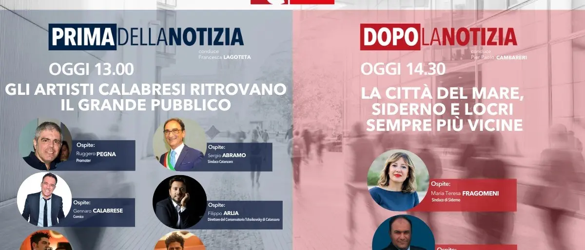 Torna oggi alle 13 l’informazione live di LaC News24: ecco temi e ospiti -DIRETTA