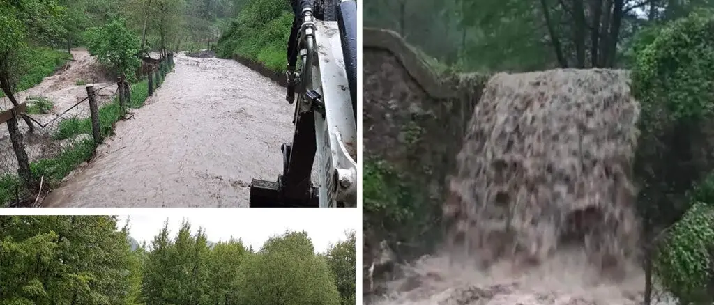 Maltempo nel Cosentino, bomba d’acqua su Sant’Agata d’Esaro. Il sindaco: «Danni per un milione»