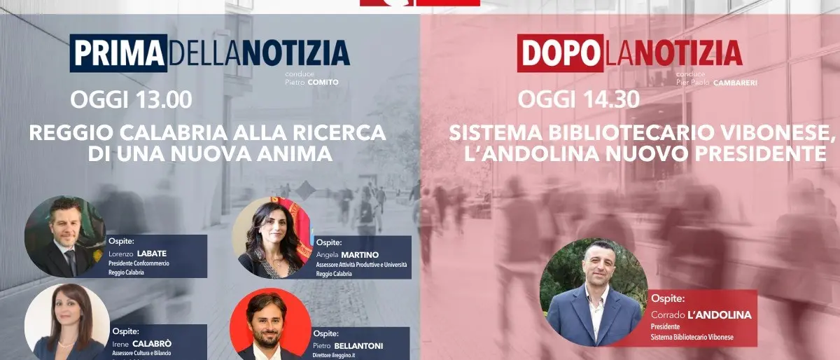 Da Reggio a Vibo, ecco temi e ospiti dell’informazione live di LaC News24 - LA DIRETTA