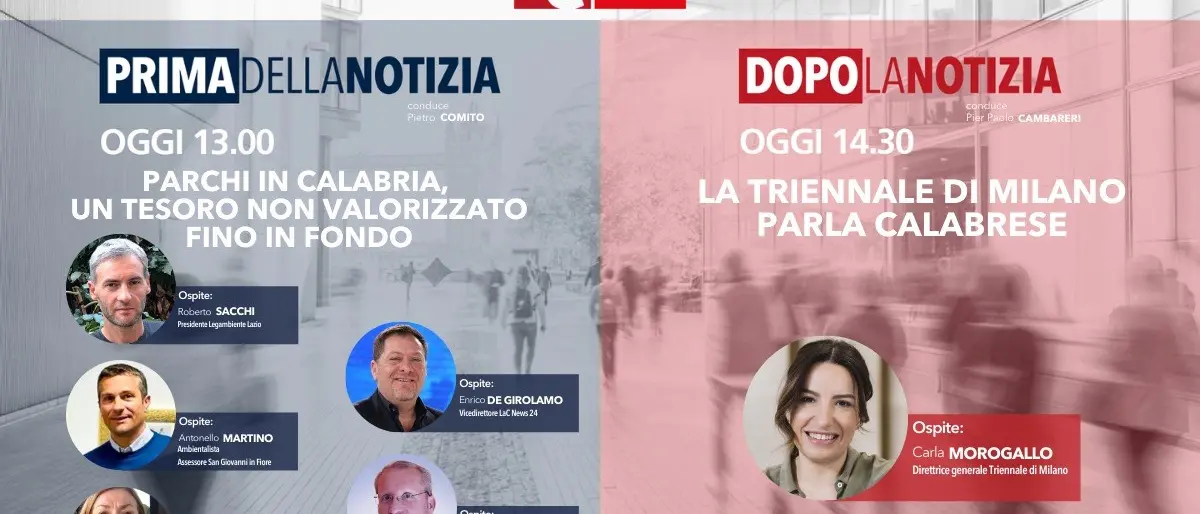 Torna oggi alle 13 l’informazione live di LaC News24: ecco temi e ospiti - DIRETTA