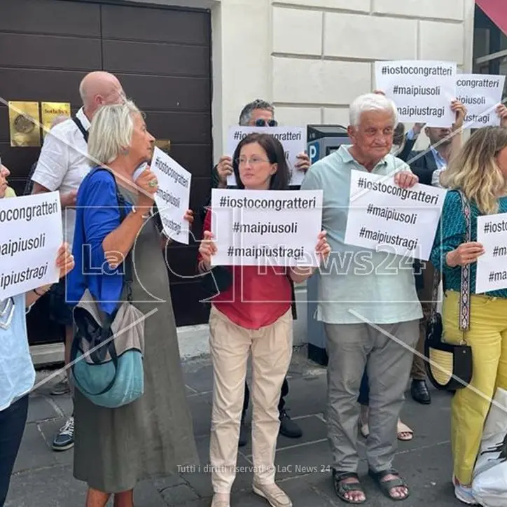 A Roma un flash mob per Gratteri: «La lotta alla ’ndrangheta diventi una priorità per il Governo»