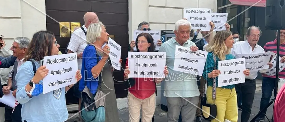 A Roma un flash mob per Gratteri: «La lotta alla ’ndrangheta diventi una priorità per il Governo»