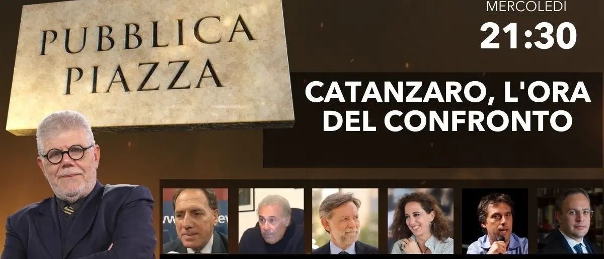 Elezioni Catanzaro, la corsa a 6 entra nel vivo: il confronto tra i candidati sindaco a Pubblica Piazza