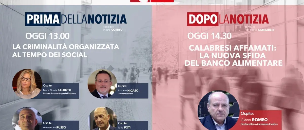 Torna oggi alle 13 l’informazione live di LaC News24: ecco temi e ospiti - LA DIRETTA