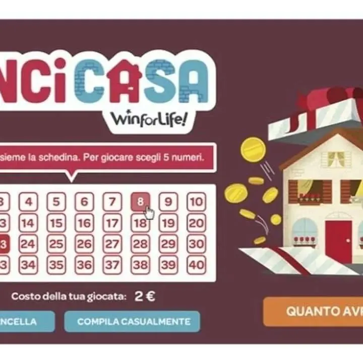 Giochi, a Rende vinti una casa e 200mila euro con una schedina di Win for Life di Sisal