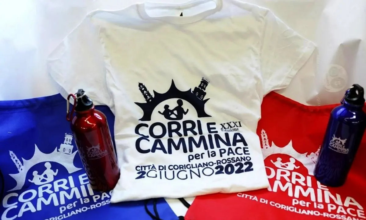 Corri e cammina per la pace, a Corigliano-Rossano tutto pronto per la 31esima edizione dell’evento