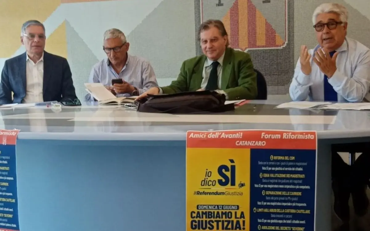 Riforma della giustizia, le ragioni del sì illustrate stamani in Provincia a Catanzaro