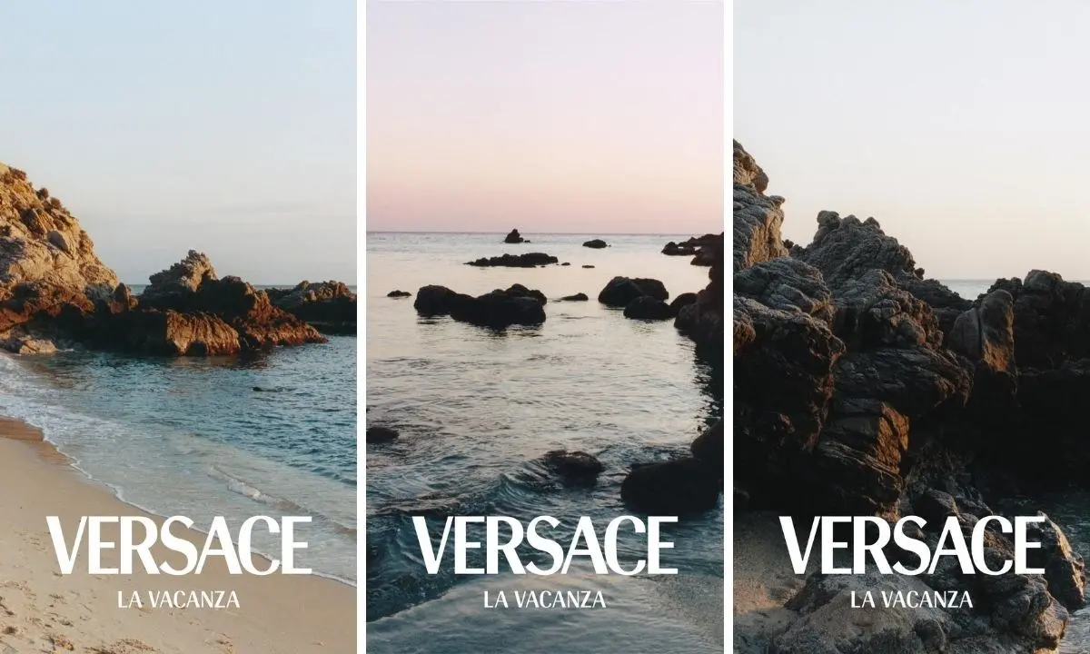 Versace celebra la Calabria, la spiaggia di Grotticelle set della nuova campagna del noto marchio