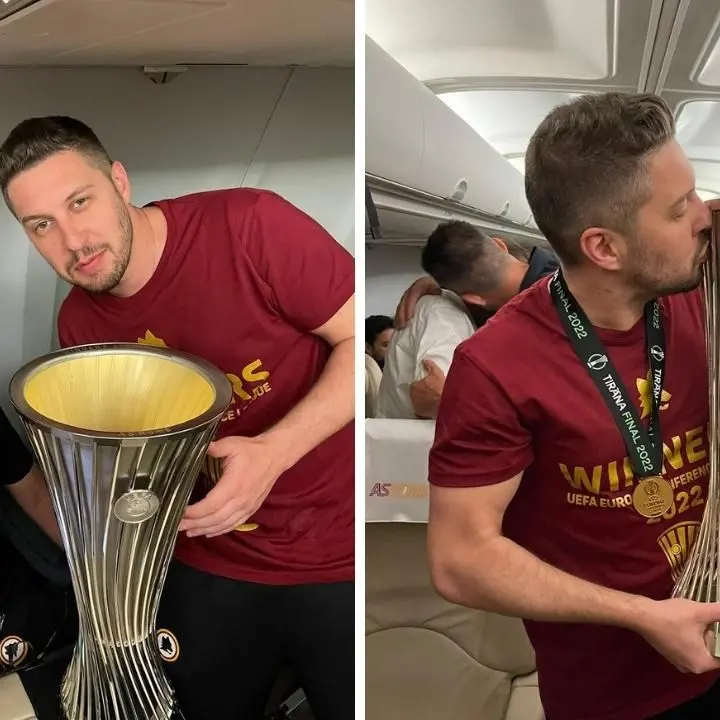 Un calabrese nello staff della Roma campione di Conference League