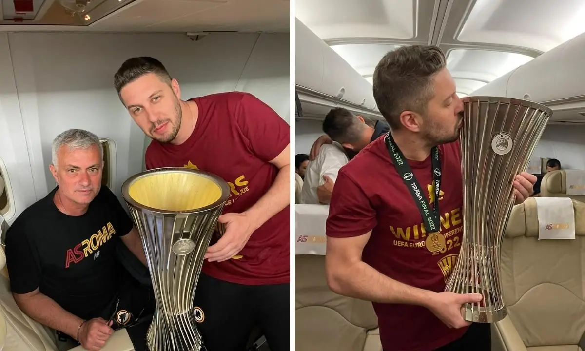 Un calabrese nello staff della Roma campione di Conference League