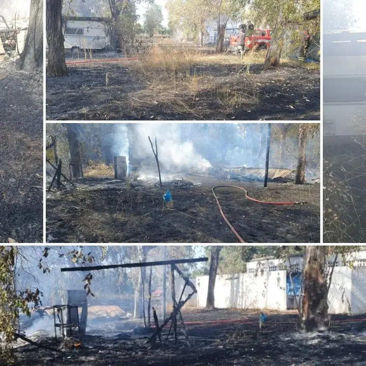 Incendio in un villaggio turistico a Corigliano-Rossano, scoppiano delle bombole di gas: distrutte 5 roulotte