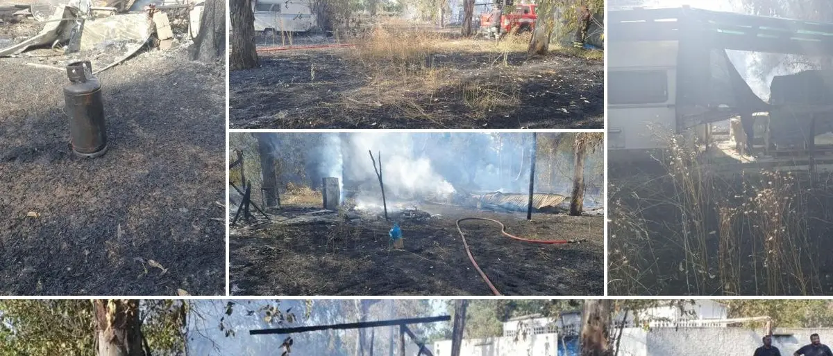Incendio in un villaggio turistico a Corigliano-Rossano, scoppiano delle bombole di gas: distrutte 5 roulotte