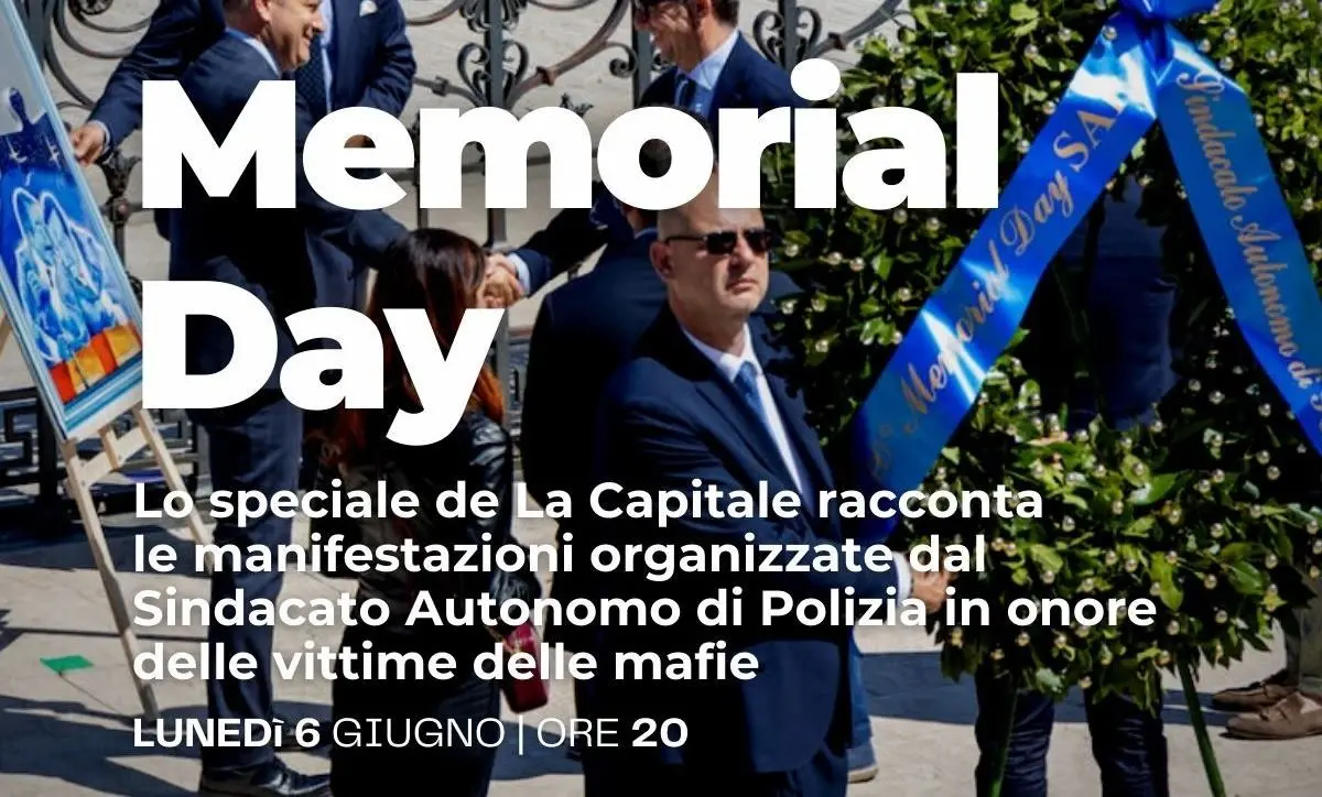 Memorial Day: il ricordo delle vittime delle mafie nello speciale della Capitale